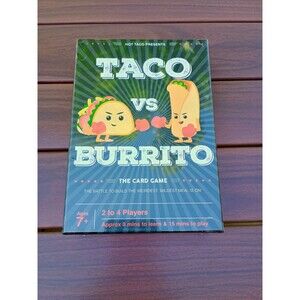 (NEW SEALED) Taco vs. Burrito - The Card Game By Hot Taco Ages 7+